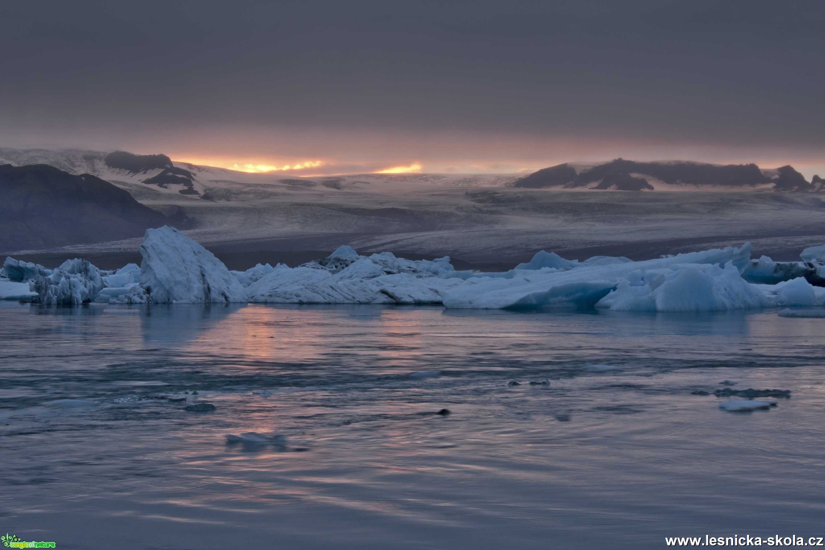Ledovcová laguna Jökulsárlón - Foto Michaela Knoppová
