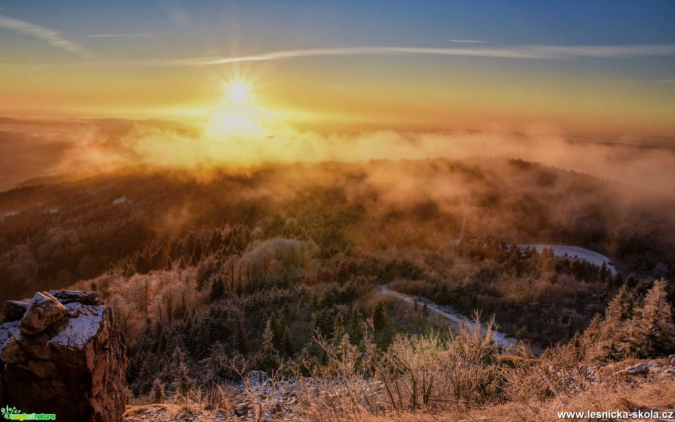 Prosincové svítání na Ještědu - Foto Jaroslava Jechová 0120