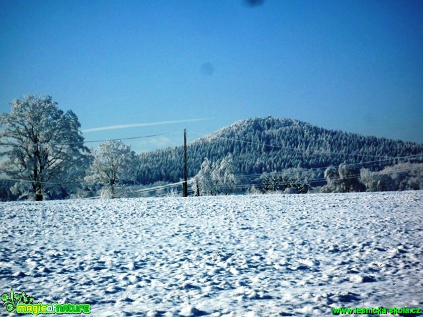 Zimní Vlčí hora - Foto Vojtěch Mejsnar