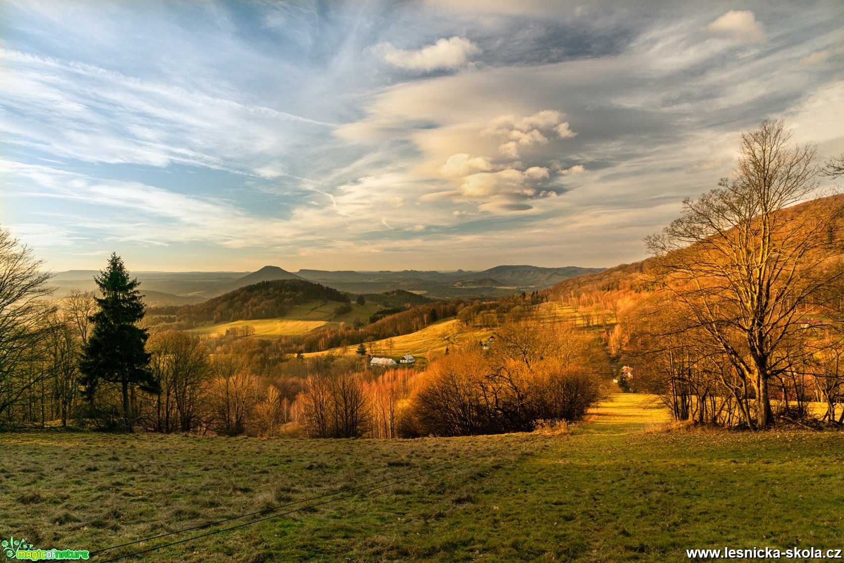 Zapadání za Zlatým vrchem - Líska (prosincová) - Foto Petr Germanič 0920