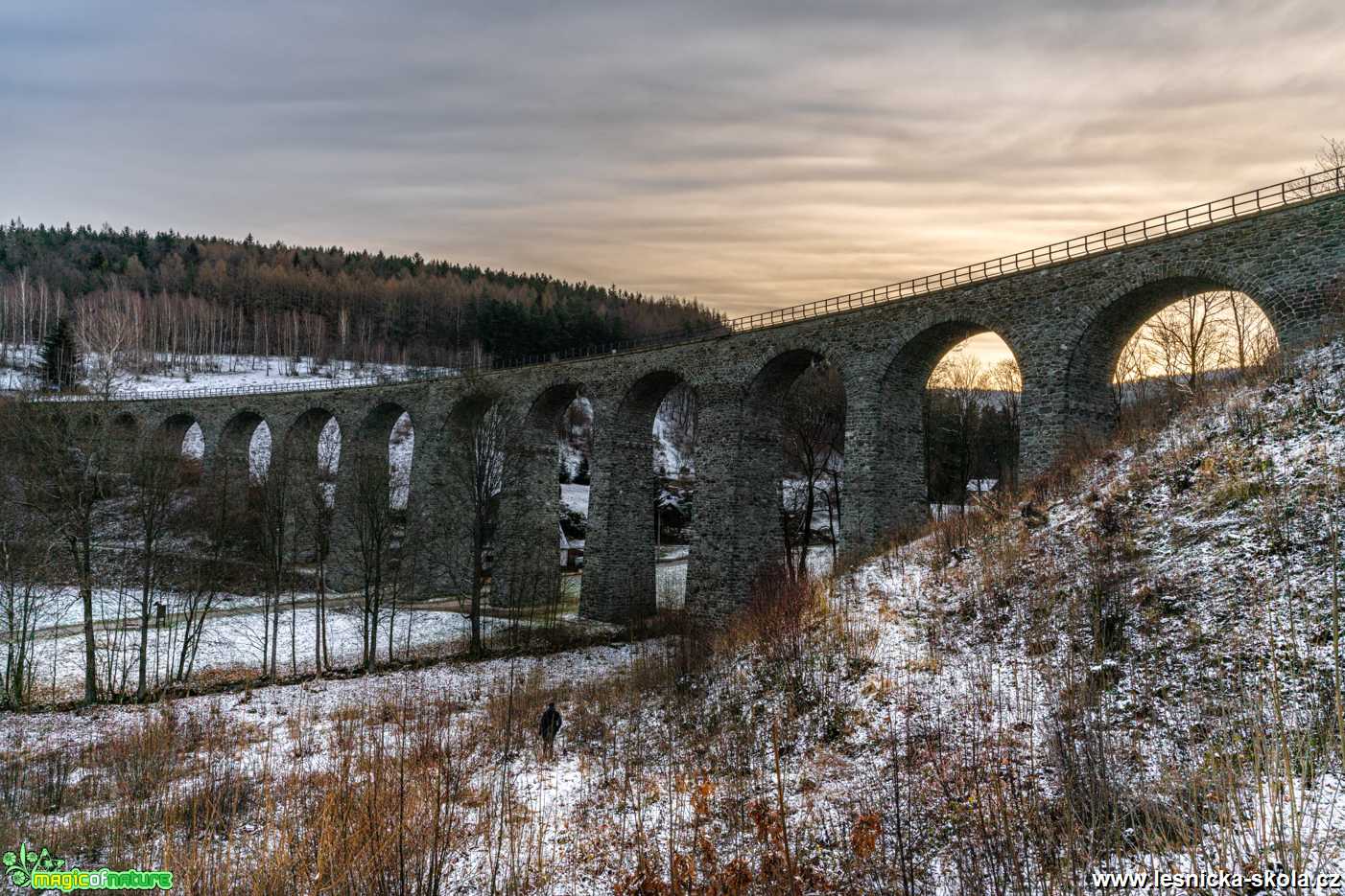 Nekrásnější viadukt u nás - po ránu (Kryštofovo údolí) - Foto Petr Germanič 0121