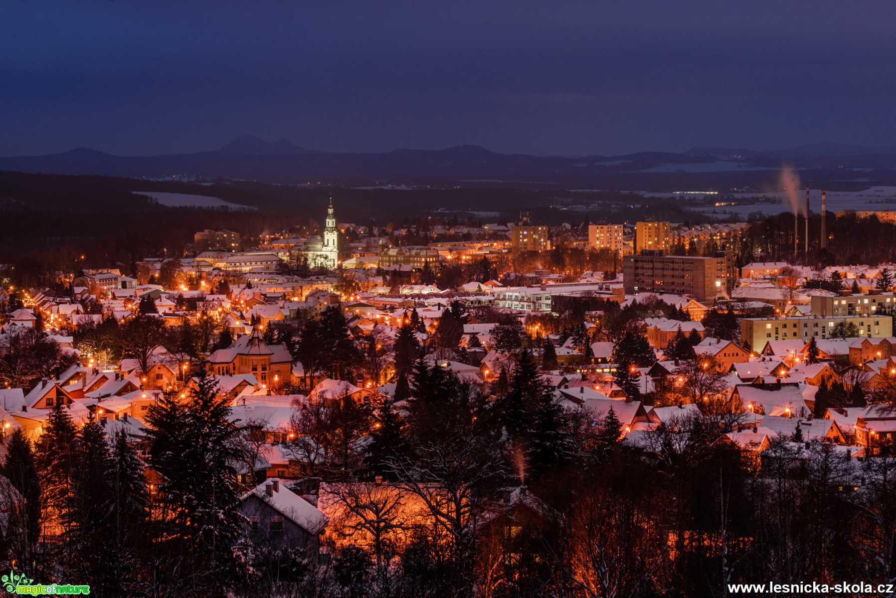 Zimní Nový Bor ze Skalky - Foto Petr Germanič 0121