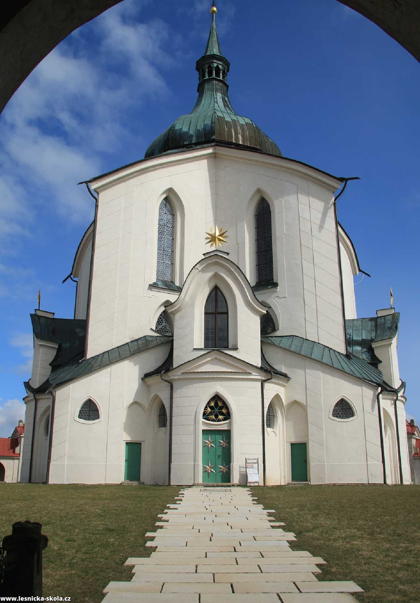 Zelená Hora – kostel sv. Jana Nepomuckého u Žďáru nad Sázavou - Foto Ladislav Jonák 0422