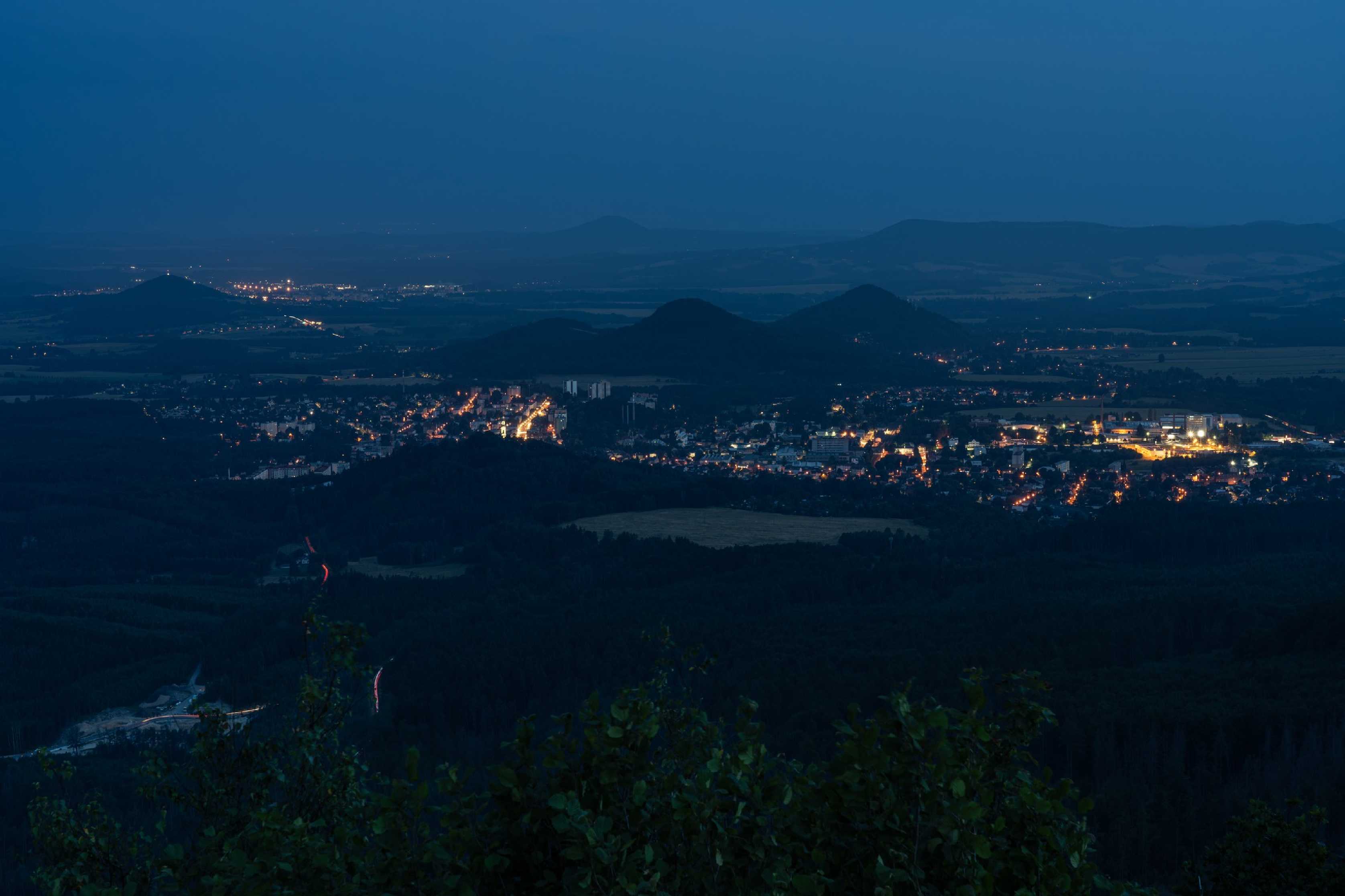 Pohled na Nový Bor z Klíče - Foto Petr Germanič 0723