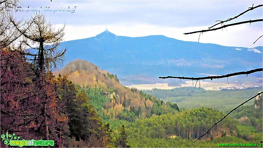 Ještěd, Hamerský Špičák a Schachtenstein - Foto Robert Kopecký