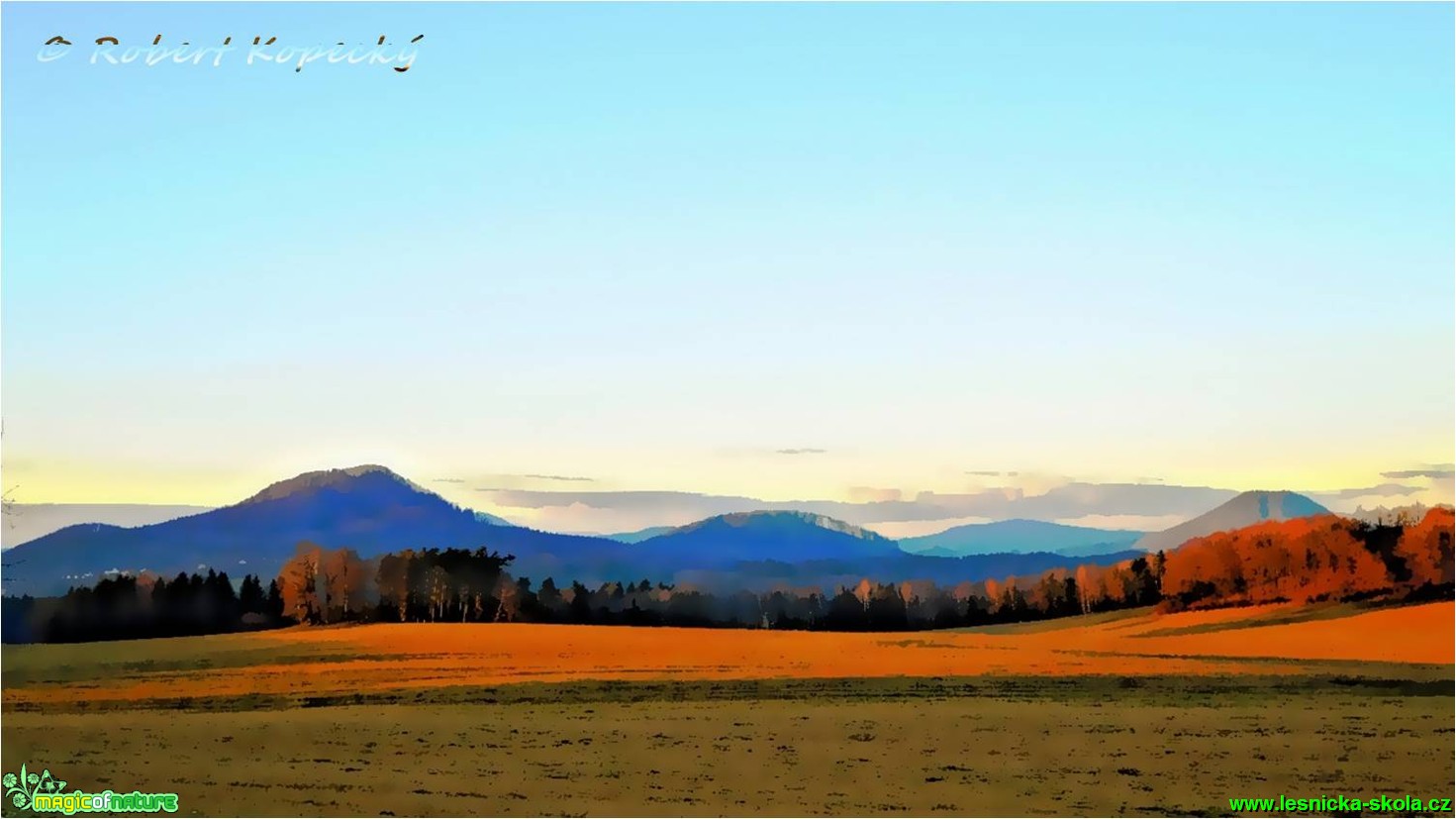 Tisový vrch, Slavíček, Šišák a Ortel - Foto Robert Kopecký