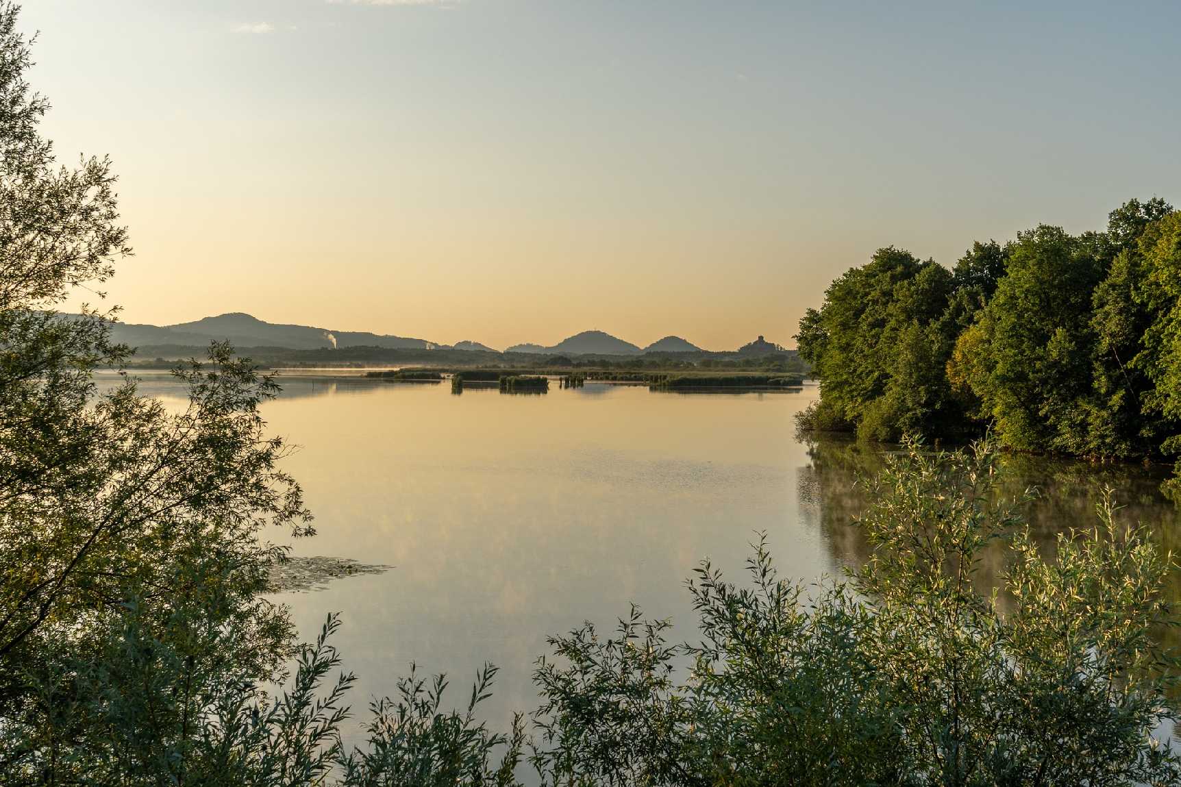 Ranní Novozámecký rybník - Zahrádky - Foto Petr Germanič 0723