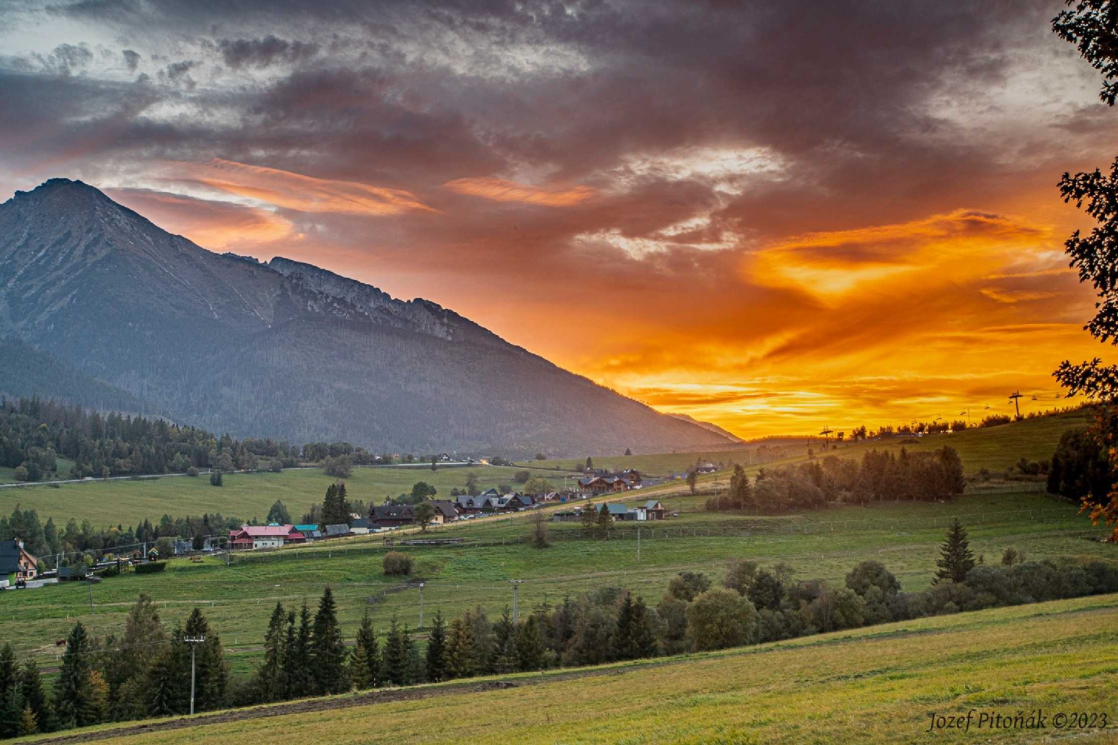 Podzimní západ slunce - Foto Jozef Pitoňák 1023 (3)