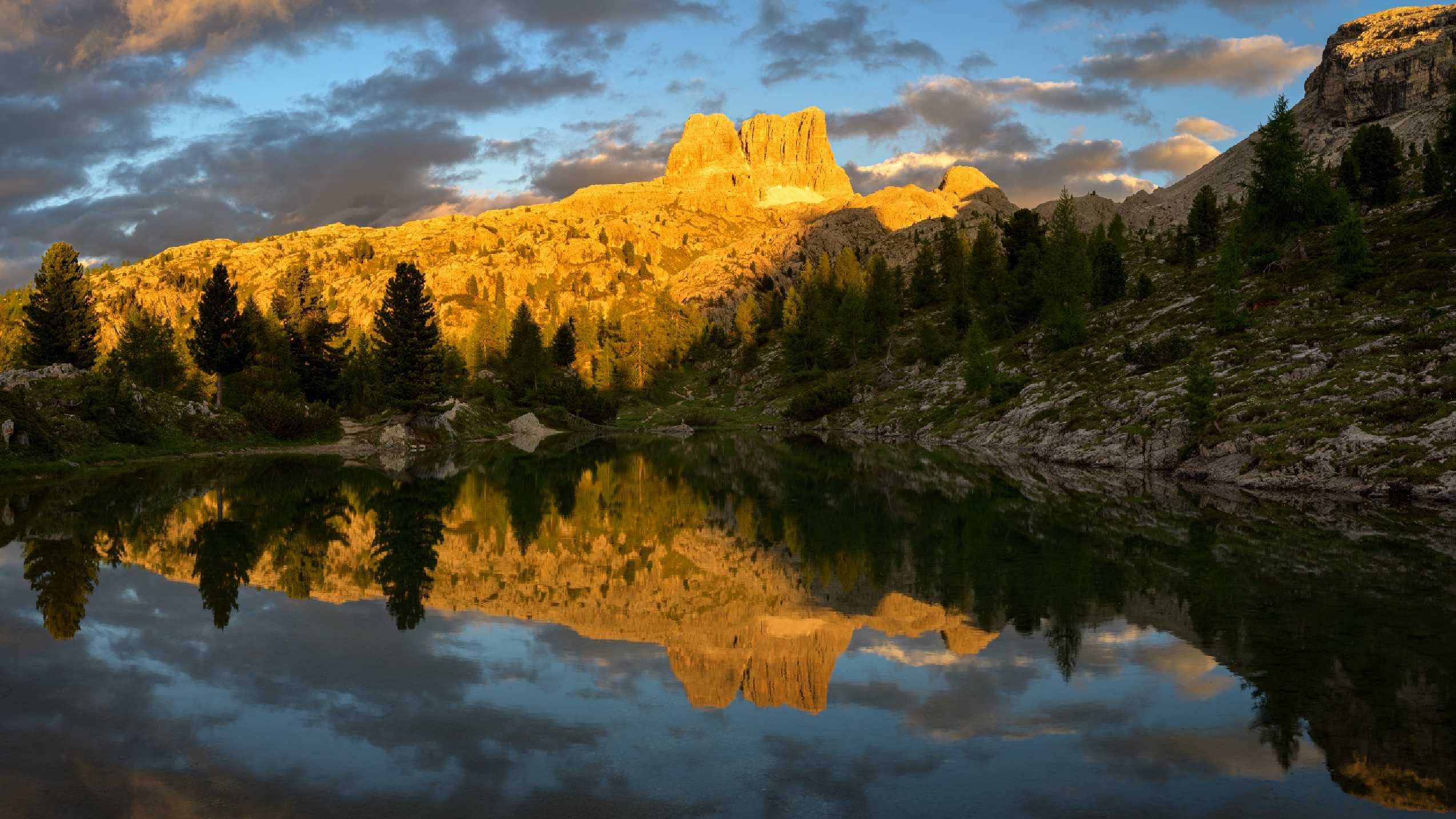 Západ na Lago di Limedes - Foto Petr Kovář 1123