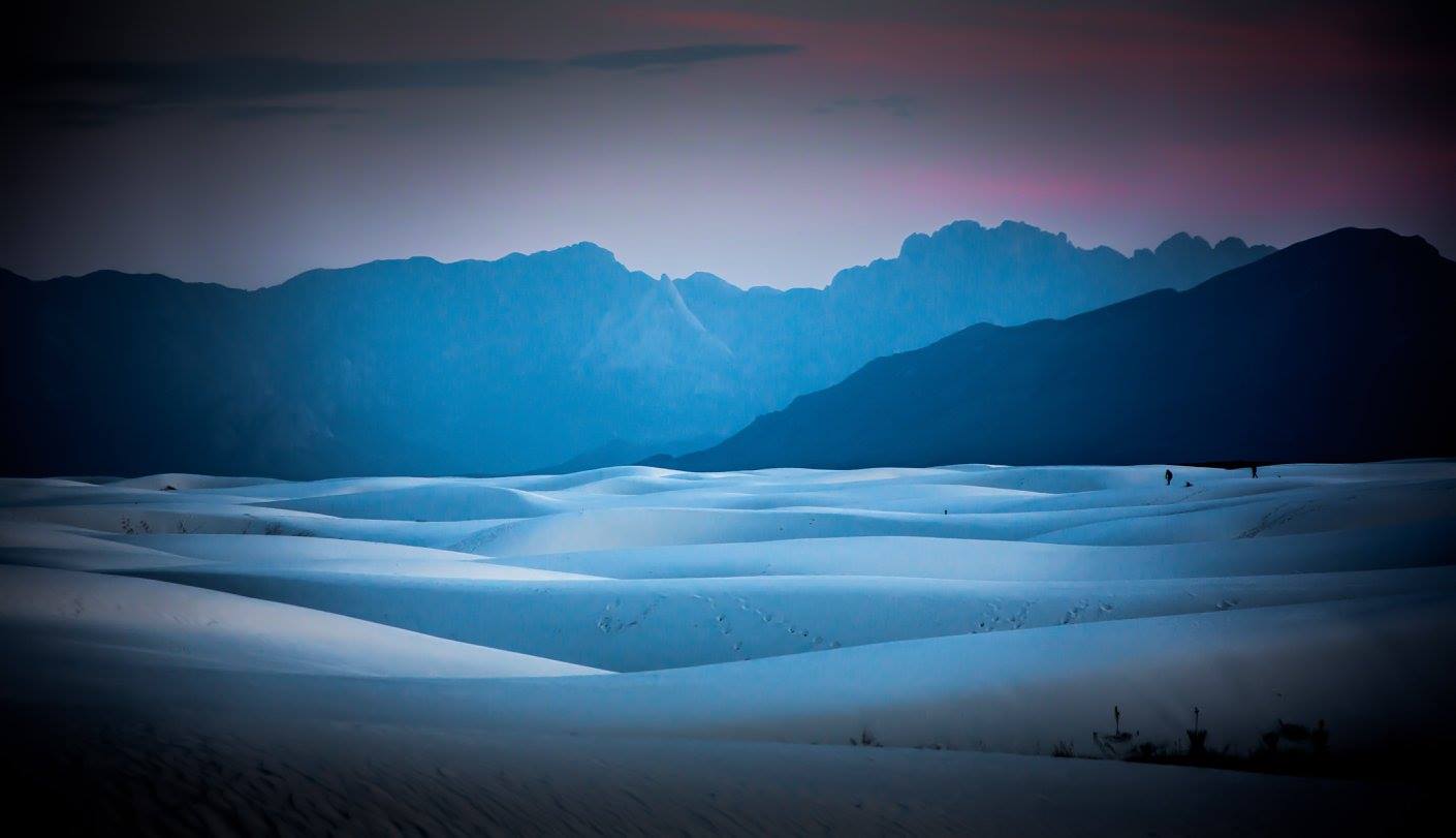 NP White Sands po západu slunce - Foto Ladislav Hanousek 1024