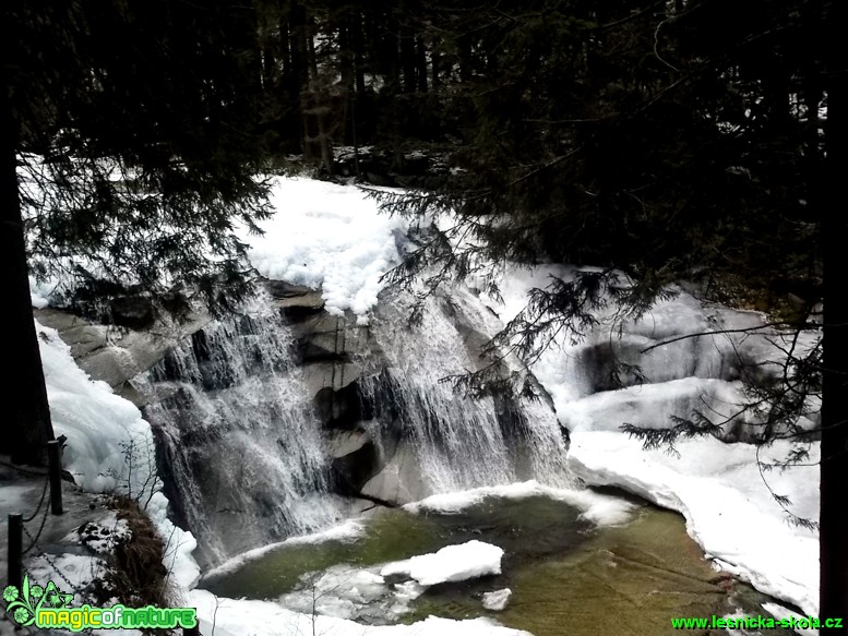 Mumlavský vodopád - Harrachov, Krkonoše - Leden 2014 - Foto Jakub Gregor (1)