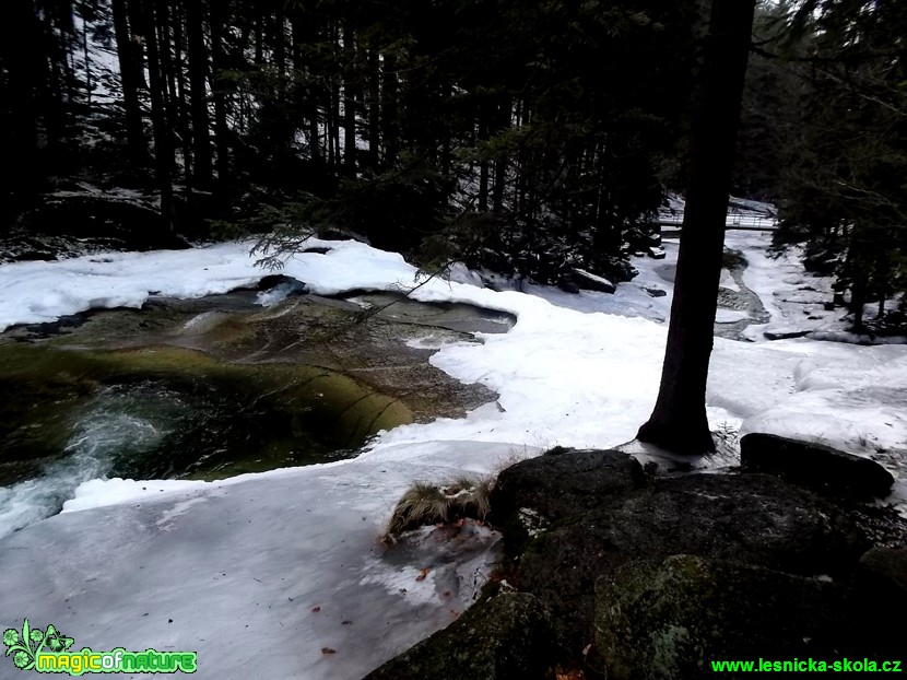 Mumlavský vodopád - Harrachov, Krkonoše - Leden 2014 - Foto Jakub Gregor (5)