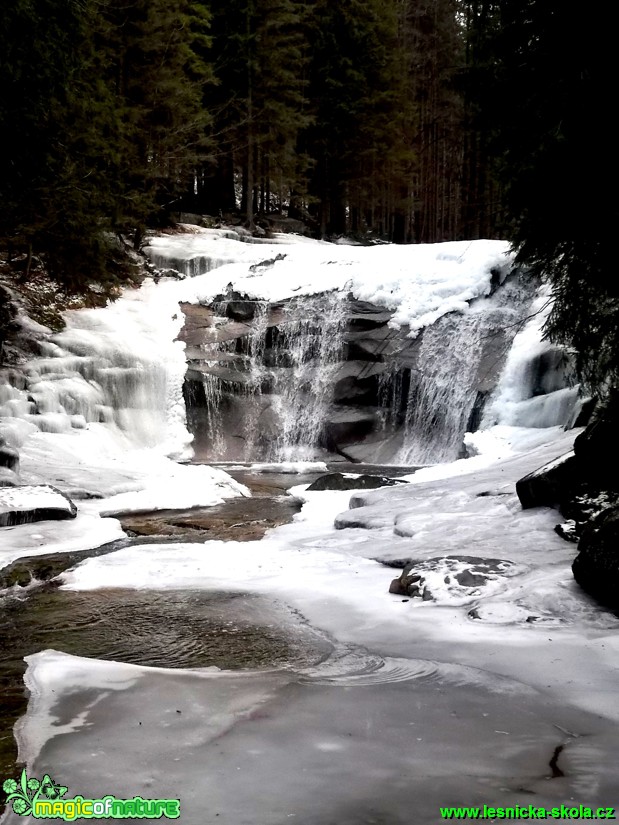 Mumlavský vodopád - Harrachov, Krkonoše - Leden 2014 - Foto Jakub Gregor (11)