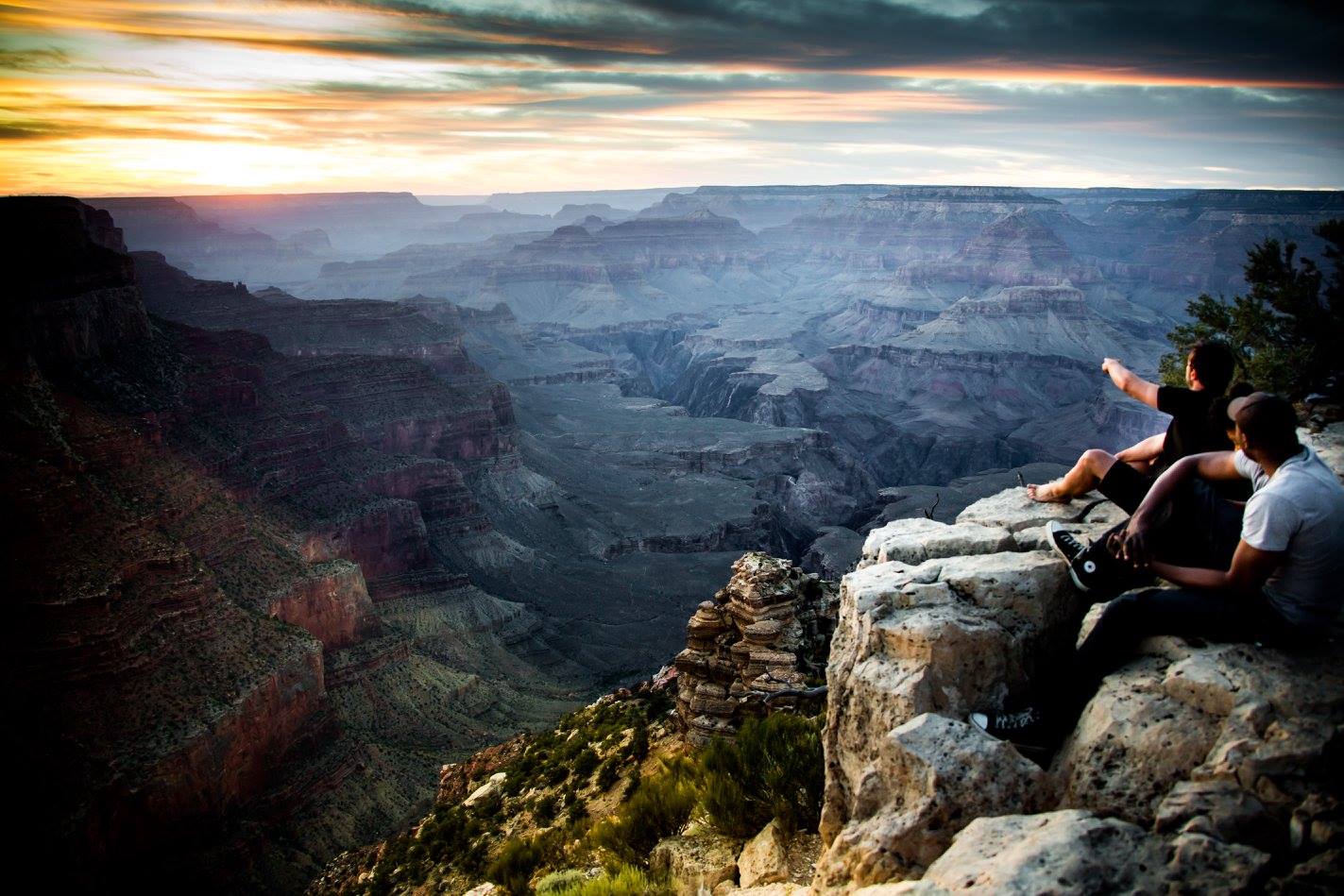 NP Grand Canyon - večer na Yaki Point - Foto Ladislav Hanousek 1124