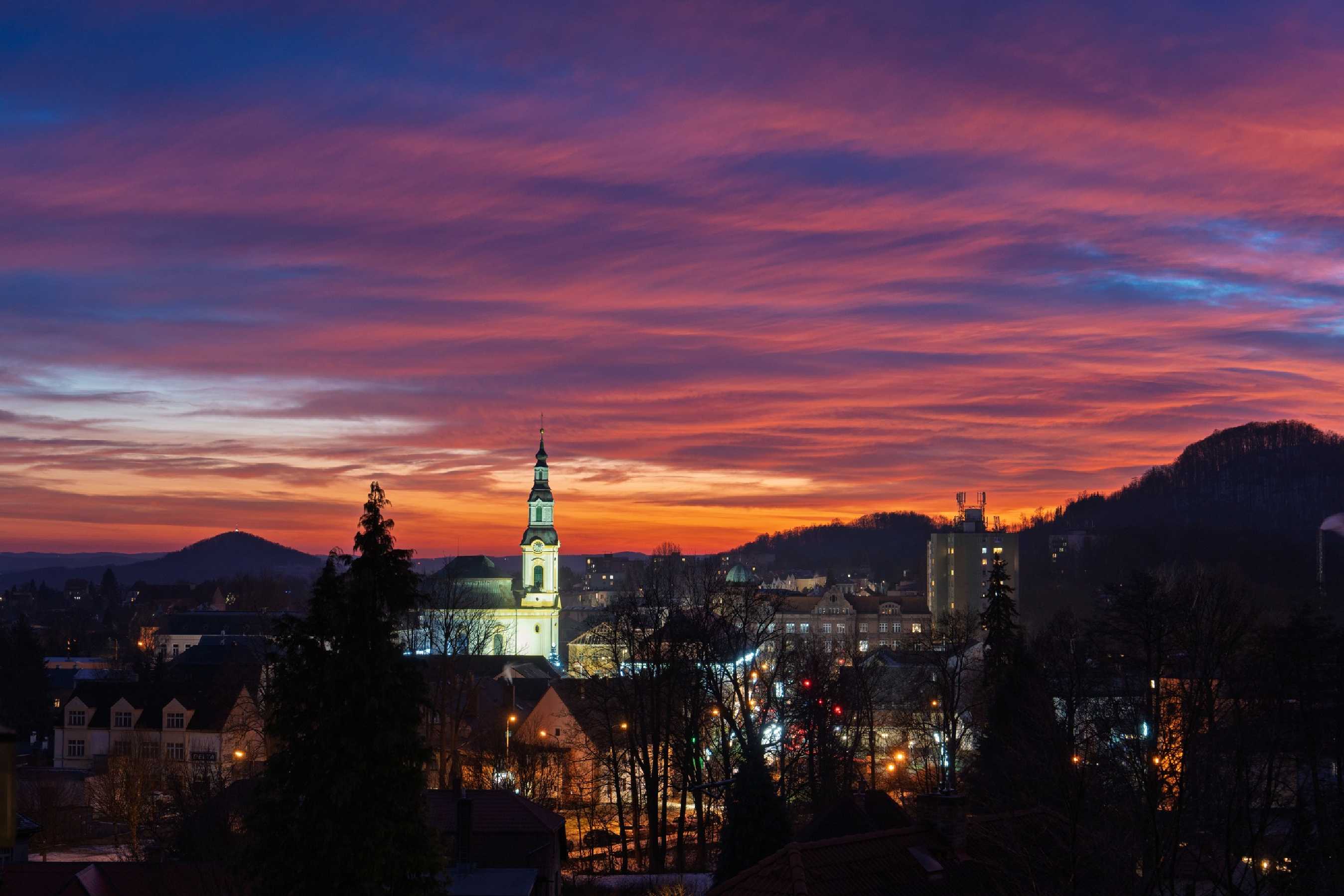 Novoroční zapadání nad Novým Borem - Foto Petr Germanič 0125 (1)