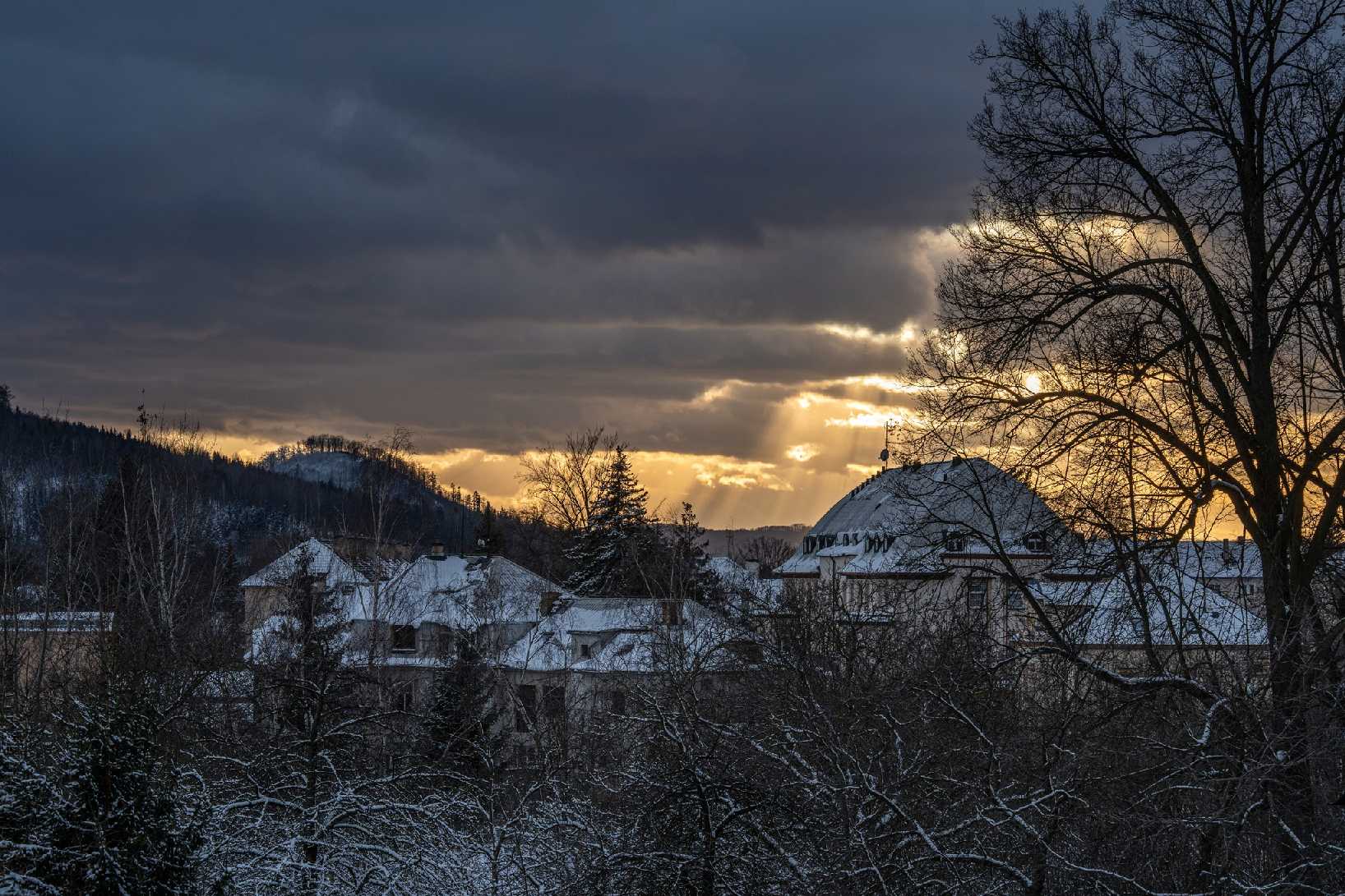 Podvečer nad Novým Borem - Foto Petr Germanič 0125