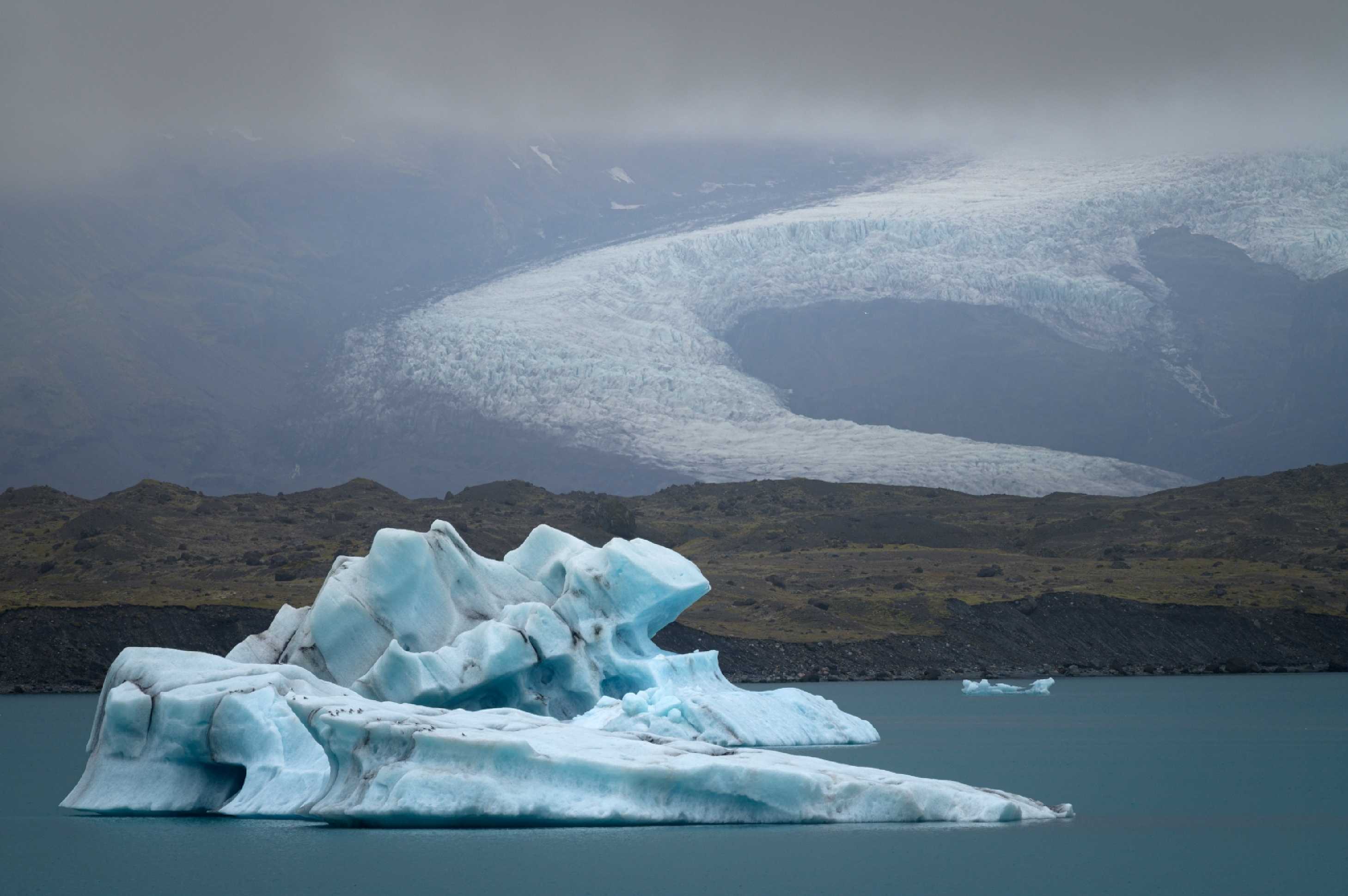 Obrovská kra na Jökulsárlónu - Foto Petr Kovář 1022