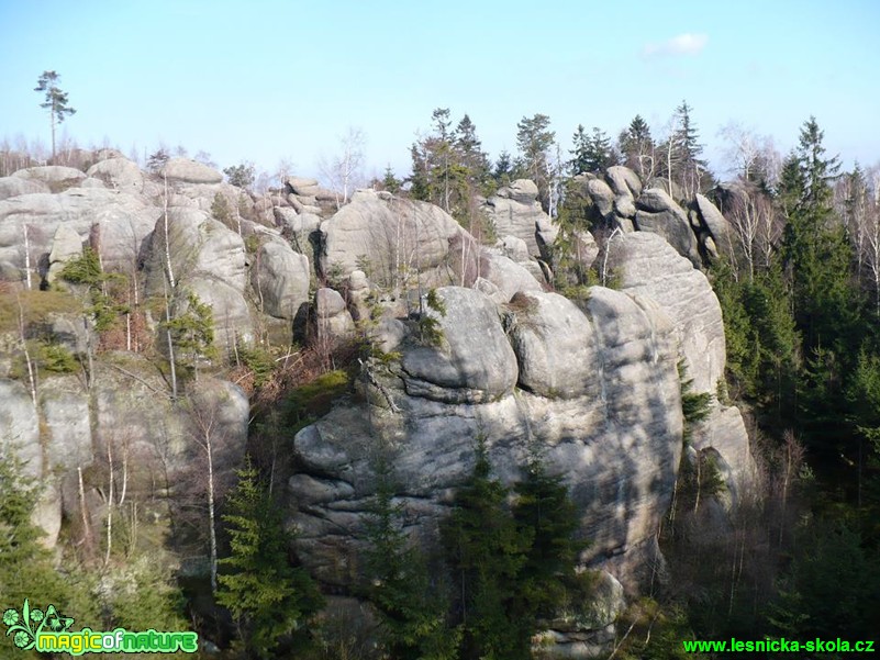 Skalní město - Broumovsko - Foto Radka Mizerová