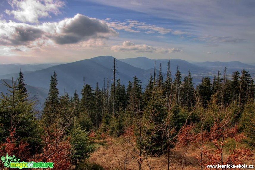 Na Velkých větrech pod vrcholem Lysé hory - Foto Jan Valach