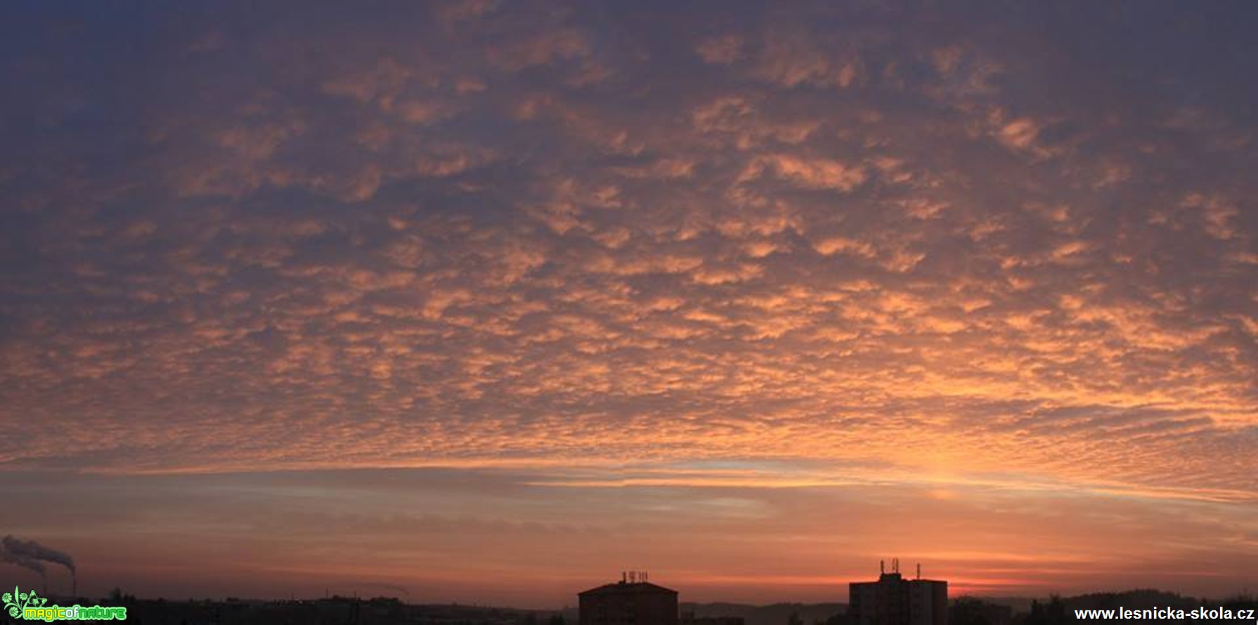 Východ sluníčka nad Jihlavou - Foto Ladislav Jonák