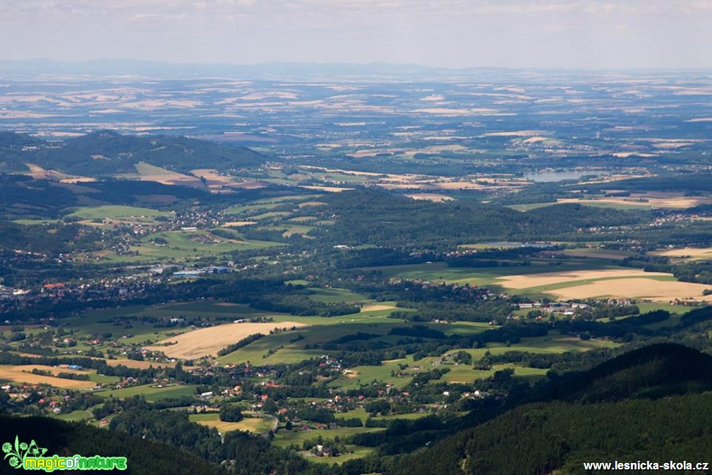 Lysá hora - pohled k Pradědu - Foto Jan Valach