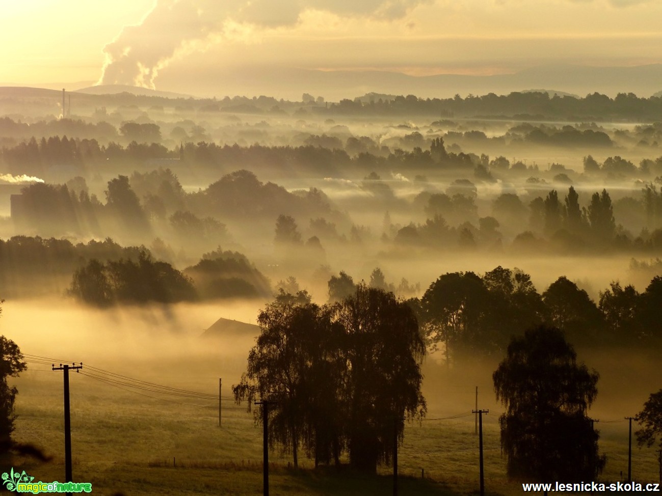 Východ slunce v Jiříkově - Foto Irena Wenischová