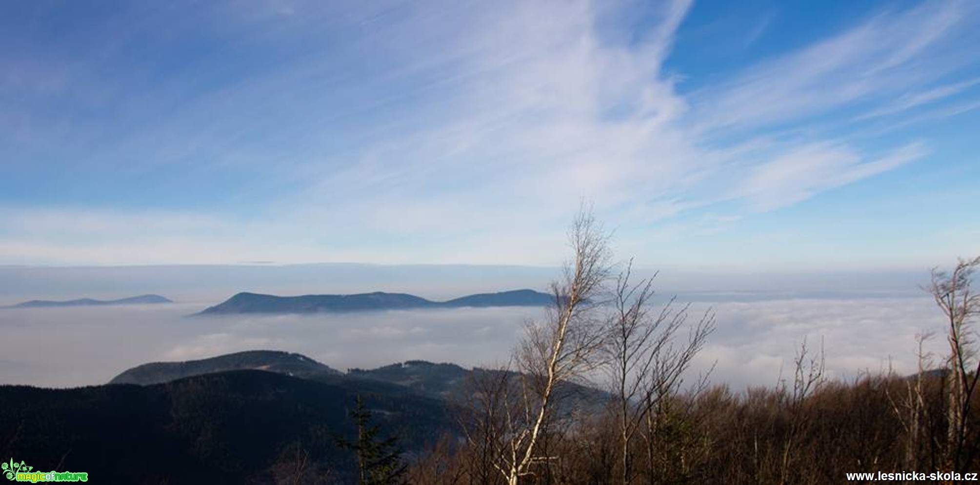 Nízká oblačnost v Beskydech - Foto Jan Valach