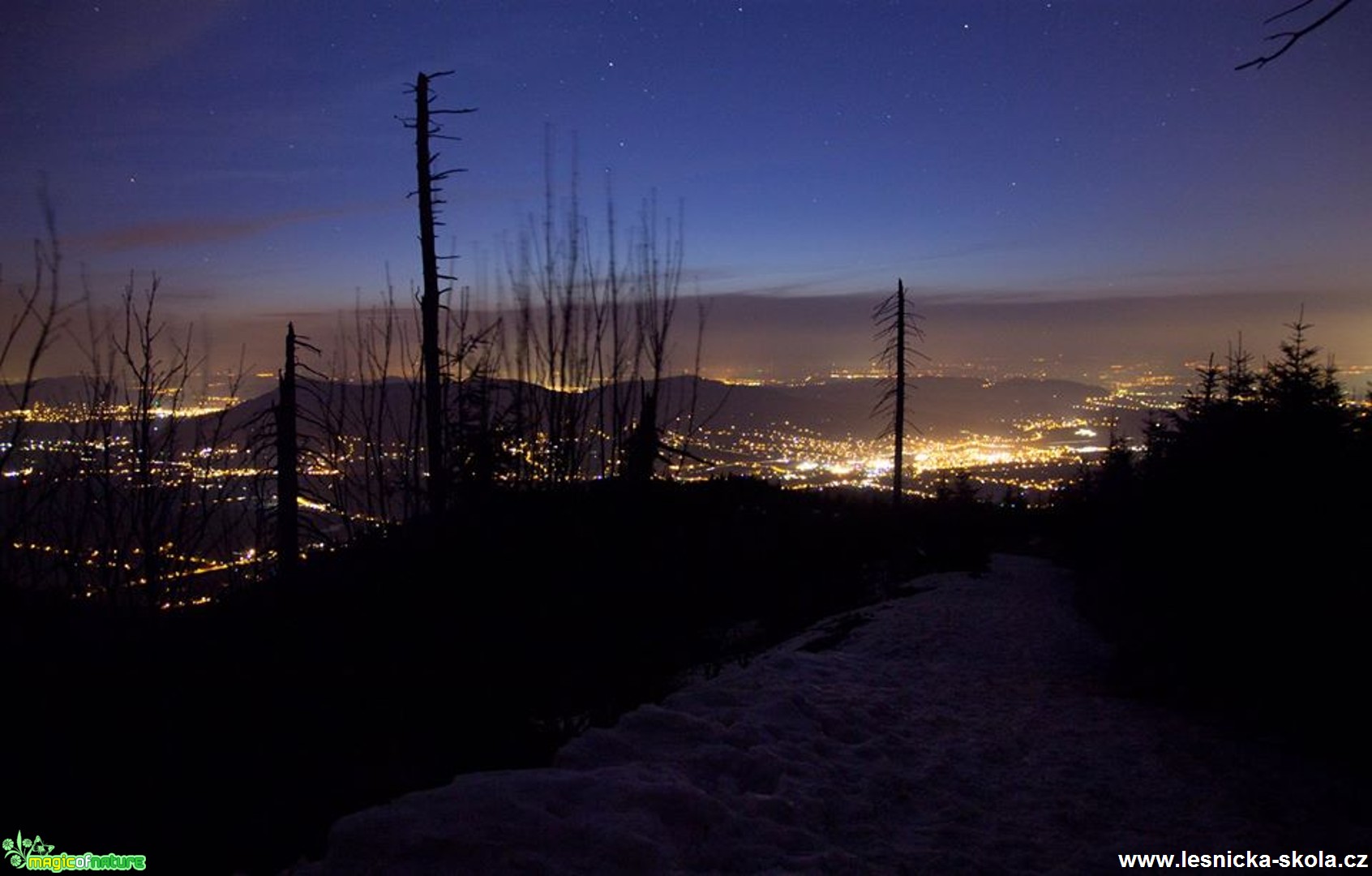 Večer pod Lysou horou - Foto Jan Valach